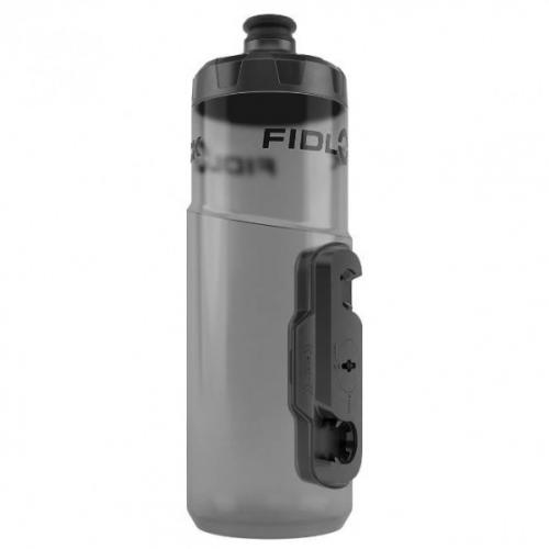 Twist Bottle 600+ with base Set transluzent black,with Fidlock logo