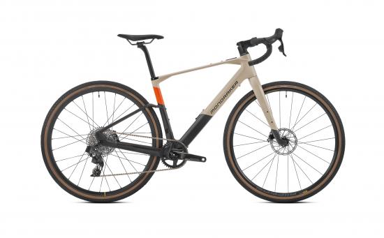 Mondraker Dusty R Grey Carbon Orange - Gre: 44cm/S