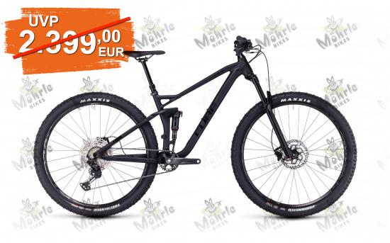 Cube Stereo ONE22 Race black anodized