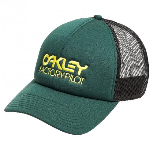 Oakley Factory Pilot Trucker Hat Hunter Green
