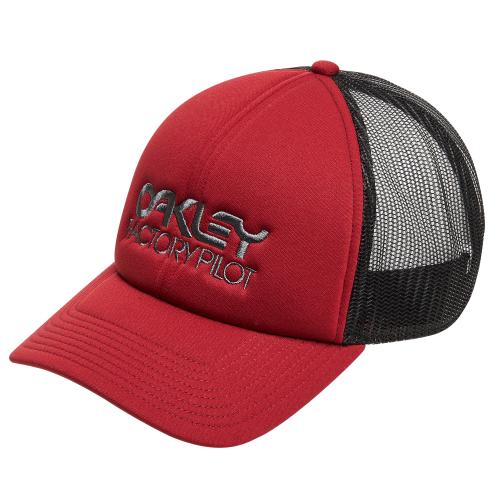 Oakley Factory Pilot Trucker Hat Iron Red