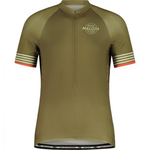 Maloja TeseroM. 1/2 Cycle Jersey moss - Gre: XXL