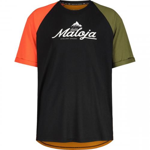 Maloja AnderterM. Enduro Tee moonless multi HaunoldM. Shirt