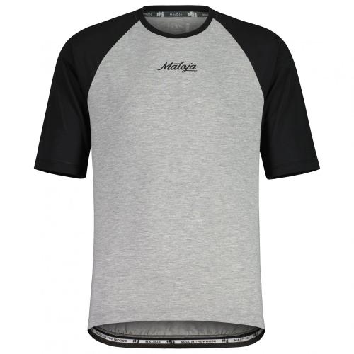 Maloja JupiterbartM. 1/2 Gravel Jersey grey melange