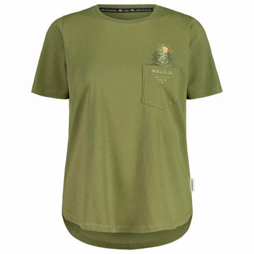 Maloja GlckskastanieM. Woman T-Shirt moss