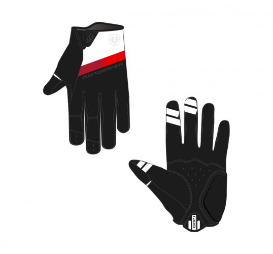 Mondraker Handschuh DND BLK/WHT/RED - Gre: S