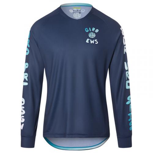 Giro M Roust LS Jersey SC mid blue EWS