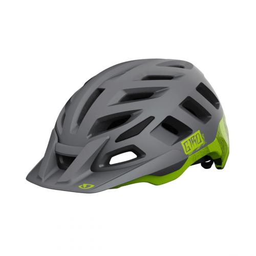 Giro Helm Radix mat metallic black/ano lime - Gre: M (55-59cm)