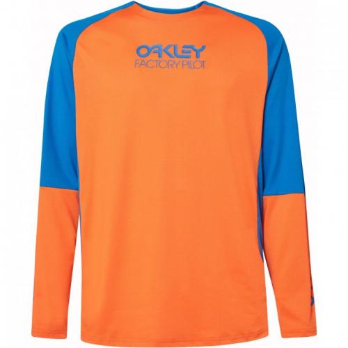 Oakley Factory Pilot Logo MTB LS Jersey Scarlet Ibis