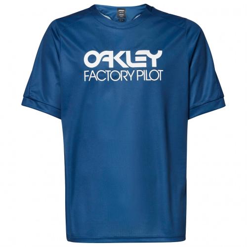 Oakley Factory Pilot Logo MTB SS Jersey Poseidon