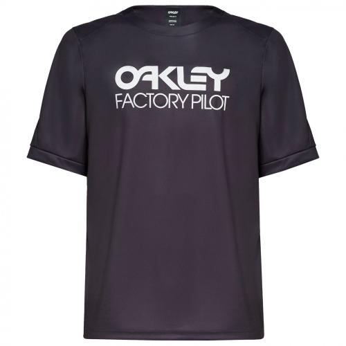 Oakley Factory Pilot Logo MTB SS Jersey Blackout