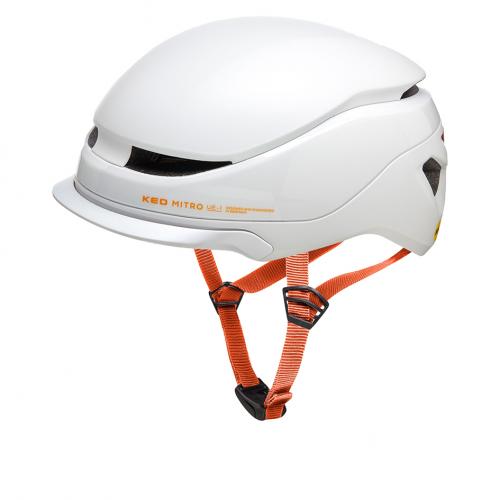 Helm KED Mitro UE-1 M Light Grey Orange Matt