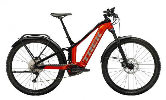 Trek Powerfly FS 4 Equipped Lava/Trek Black