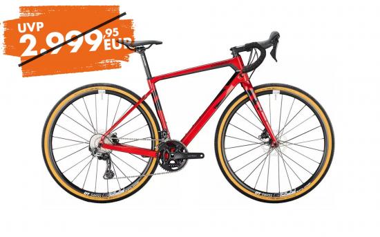 Conway Gravel GRV 10.0 HE. Red/Black Metallic
