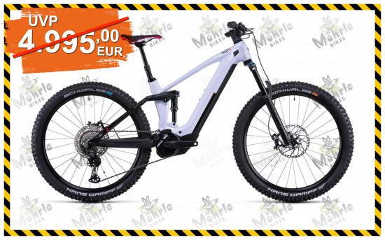 Cube Stereo Hybrid 140 HPC SL 750 29 violetwhitenblack,  incl.Abus Kettenschloss 8808C + Seitenstnder Acid, nur wenige km gebraucht