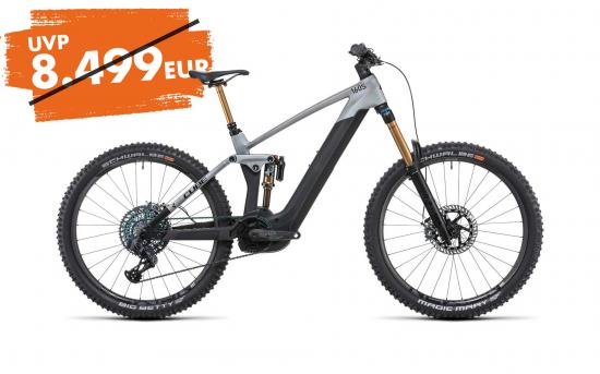 Cube Stereo Hybrid 160 HPC SLT 750 27.5 prizmsilverncarbon